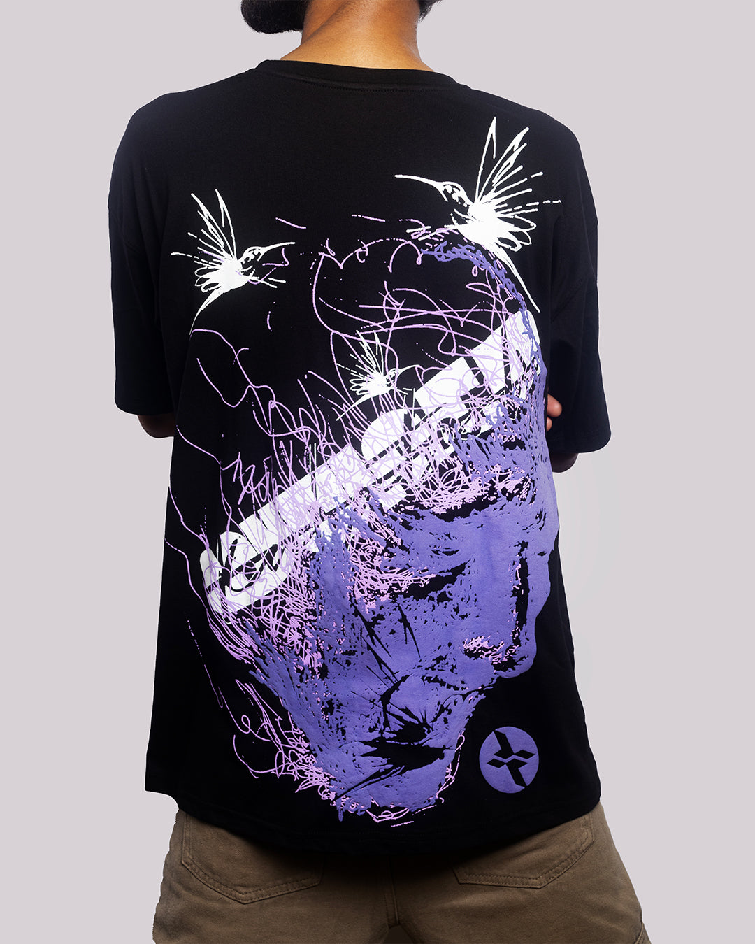 EMPTY FACE PUFF & UV REACTIVE OVERSIZED T-SHIRT